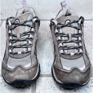 Merrell Womens Siren Ventilator Elephant Pink Vibram Hiking Trail Shoes Size 6.5